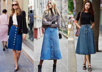 Как правильно носить юбку-миди: 10 советов